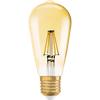 Osram 1906 EDISON GOLD LED Glühbirne Glasklar E27 7 W Warmweiß