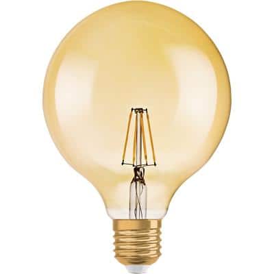 Osram GLOBE GOLD Glühlampe Glasklar E27 7 W 1906 Warmweiß
