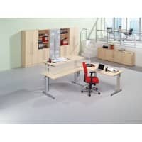 Table d'extension Hammerbacher Matrix Gris clair 600 x 800 x 25 mm