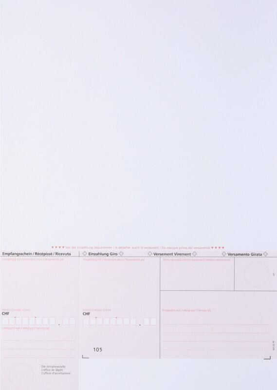 Simplex Posteinzahlungen Simfacture 500 Blatt