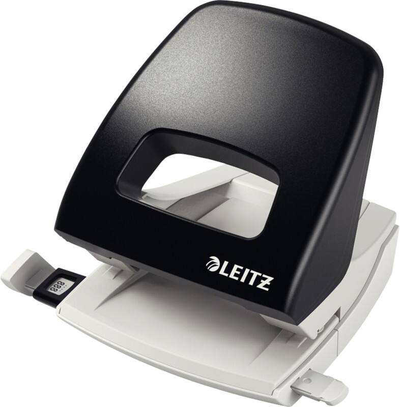 Leitz NeXXt 2 Löcher Locher Kunststoff, Metall 25 Blatt 5005 Schwarz
