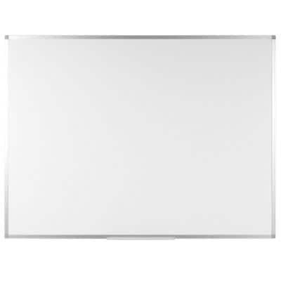 Office Depot wandmontierbares magnetisches Whiteboard lackierter Stahl Slimline 90 x 60 cm
