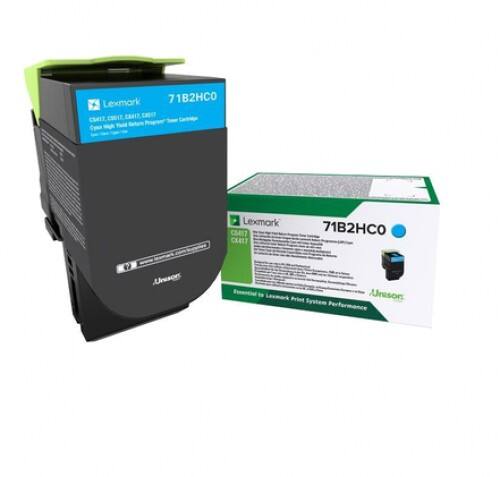 Lexmark Original Tonerkartusche 71B2HC0 Cyan