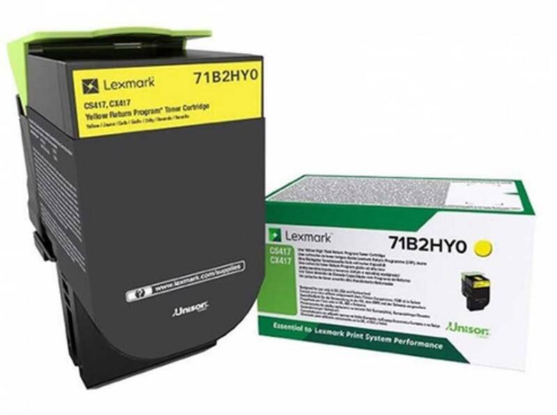 Lexmark Original Tonerkartusche 71B2HY0 Gelb