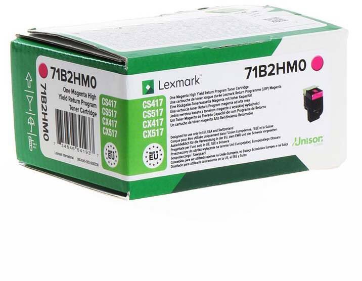 Lexmark Original Tonerkartusche 71B2HM0 Magenta