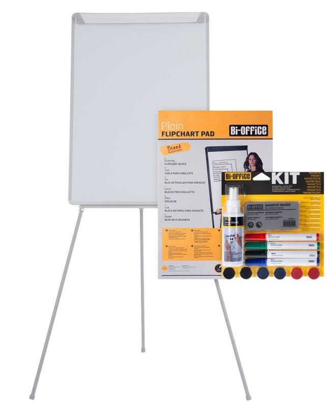 Kit de démarrage pour chevalet Bi-Office Blanc