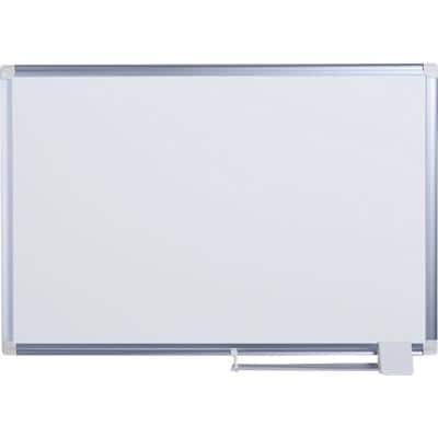 Bi-Office wandmontierbares magnetisches Whiteboard lackierter Stahl Maya 90 x 60 cm