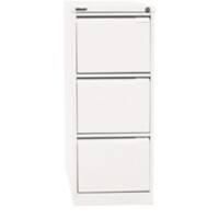 Bisley Hängeregistraturschrank F Serie 3 Schubladen Verkehrsweiß 413 x 622 x 1.016 mm