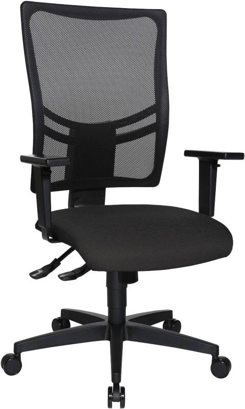 Siège de bureau Sydney Viking Realspace Mécanisme synchrone Accoudoirs réglables en hauteur Siège réglable en hauteur Anthracite 110 kg