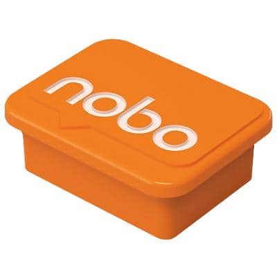 Nobo Magnete Orange 2,2 x 1,8 cm 4 Stück