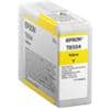 Pack individuel Epson jaune T850400, original, encre pigmentée, Epson, - SureColor SC-P800
