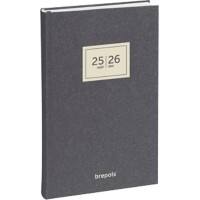 Brepols Terminplaner 2026 1 Tag / 1 Seite Niederländisch, Französisch, Deutsch, Englisch Schwarz 2.210.0674.15.6.0  
