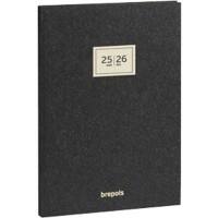 Brepols Terminplaner 2026 A5 Wöchentlich Deutsch, Englisch, Französisch, Niederländisch Anthrazit