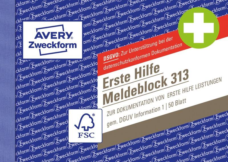 AVERY Zweckform Formularbuch 313 DIN A6 Perforiert N/A 50 Blatt