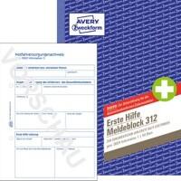 Registre des accidents du travail A5 AVERY Zweckform 312 Blanc A5 14.8 x 21 cm 50 Feuilles