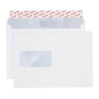 Enveloppes Elco Premium Avec fenêtre C5 229 (l) x 162 (h) mm Bande adhésive Blanc 80 g/m² 500 Unités