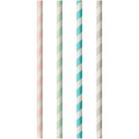 PAPSTAR Trinkhalme 87011 Farbig sortiert 100 Stück