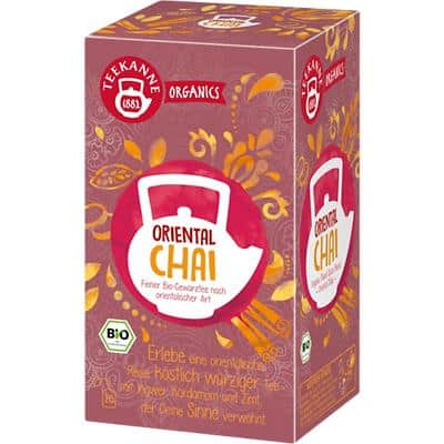 Thé TEEKANNE Bio Organics Oriental Chai 20 Unités de 1.8 g