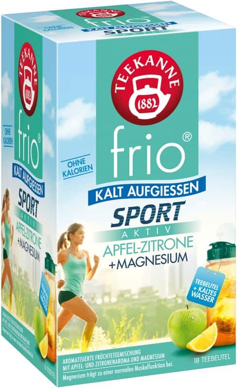 TEEKANNE Frio Koffeinfrei Tee Apfel, Zitrone 18 Stück à 2.5 g