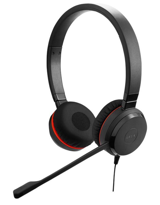 Casque d’écoute filaire Jabra Evolve 30 II MS Stereo Serre-tête, Avec microphone, Antibruit, USB Type-A, prise 3,5 mm, Noir