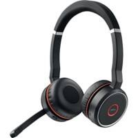 Casque pour téléphone sans fil stéréo Jabra Evolve 75 MS Serre-tête Avec suppression du bruit Bluetooth 4.2 Avec microphone Noir