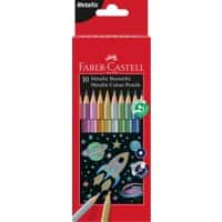 Faber-Castell Hexagonal Buntstifte Farbig assortiert 10 Stück