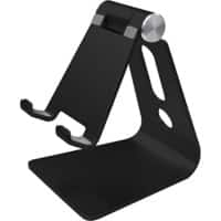 helit Handy Halterung The Lite Stand Aluminium Schwarz 7,4 x 8,3 x 10 cm