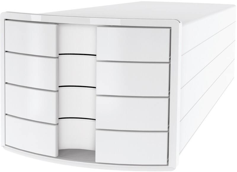 Module à tiroirs HAN Impuls PS (Polystyrène) Blanc 4 Tiroirs 28 x 36,7 x 23,5 cm