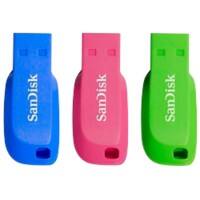 SanDisk Cruzer Blade USB-Stick 32 GB Farbig assortiert 3 Stück
