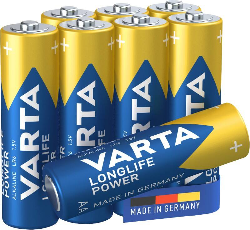 VARTA Batterien LONGLIFE Power AA 8 Stück
