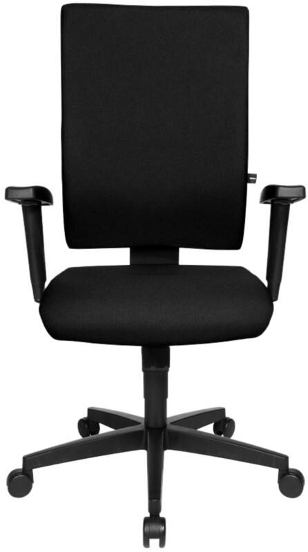 TOPSTAR Lightstar 20 Ergonomischer Bürostuhl Synchronmechanismus Stoff Höhenverstellbare Armlehne Schwarz 110 kg