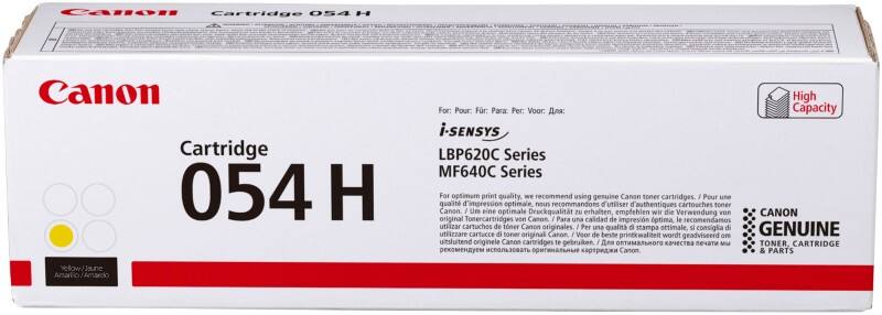 Canon 054H Original Tonerkartusche Gelb