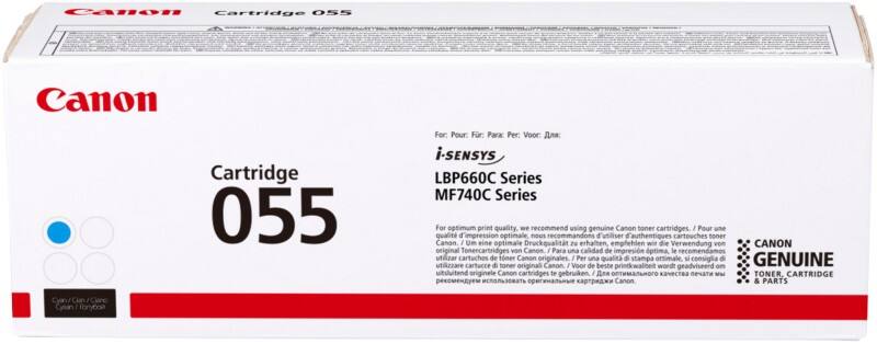 Toner Canon D'origine 055 Cyan