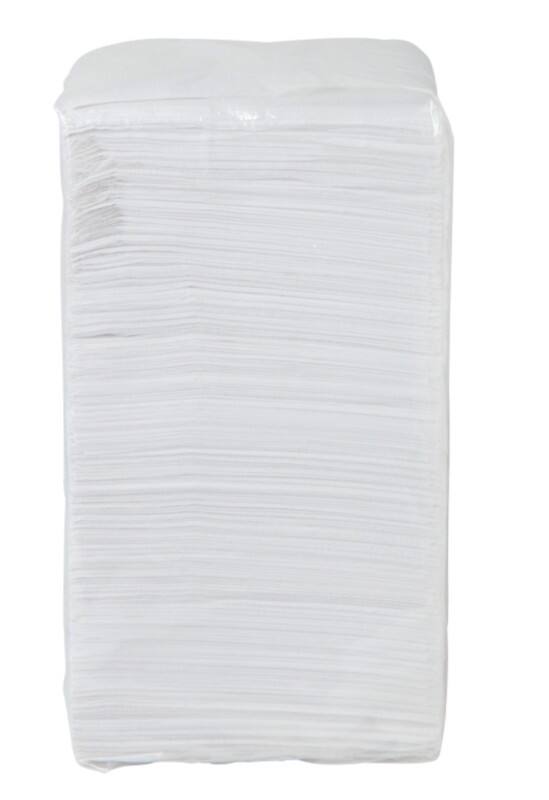 Serviette 1 épaisseur Blanc 33 x 33 cm 500 Feuilles