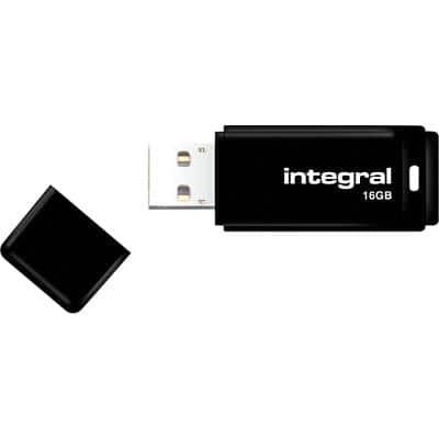 Integral USB 2.0-USB-Stick 16 GB Schwarz