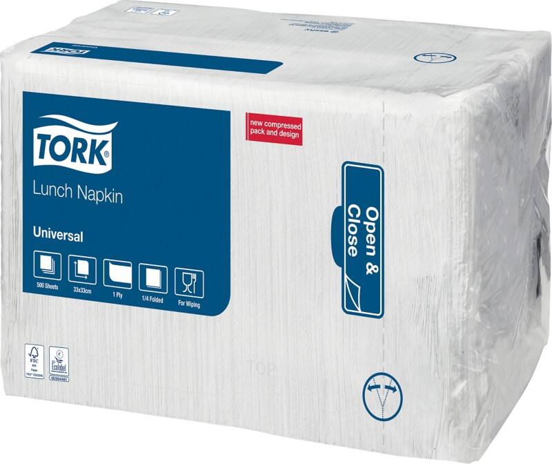 Serviettes Tork Blanc 8 unités de 500 Feuilles