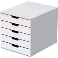 DURABLE Schubladenboxen VARICOLOR Mix 5 ABS Mehrfarbig 28 x 35,6 x 29,2 cm