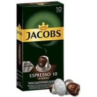 Capsule de café ESPRESSO 10 INTENSO Jacobs 10 Unités de 5.2 g