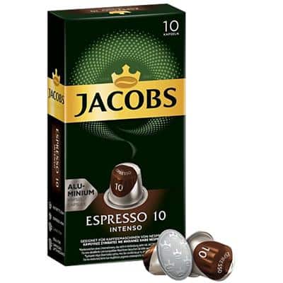 Capsule de café ESPRESSO 10 INTENSO Jacobs 10 Unités de 5.2 g