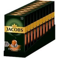 Capsule de café ESPRESSO 7 CLASSICO Jacobs 10 Unités de 5.2 g