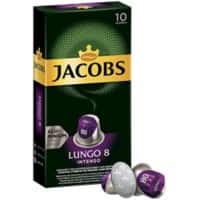 Capsule de café LUNGO 8 INTENSO Jacobs 10 Unités de 5.2 g
