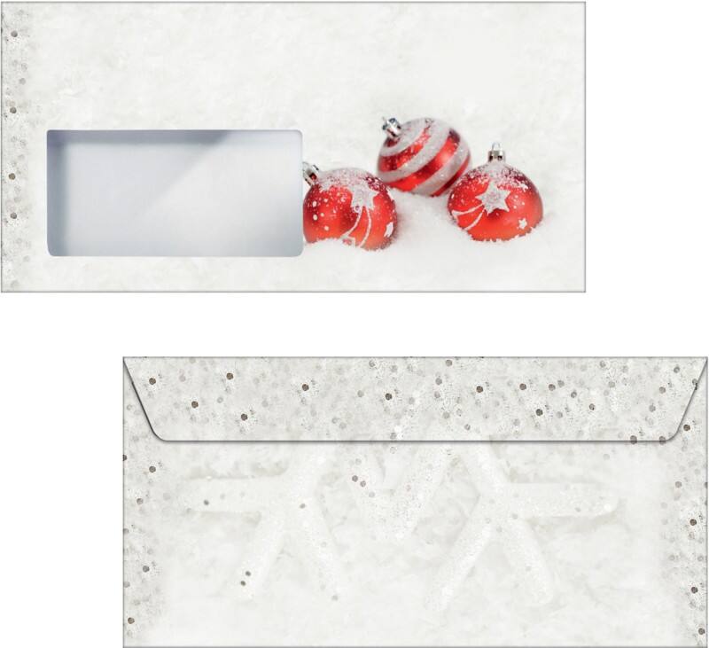 Sigel Briefumschläge DL 90 g/m² Rot, Weiß 50 Stück