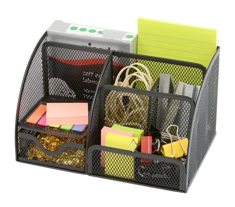 Organiseur de bureau Viking Fil, métal Noir 22,2 x 14 x 12,5 cm