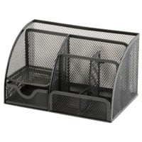 Organiseur de bureau Office Depot Fil, métal Noir 22,2 x 14 x 12,5 cm