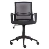Siège de bureau Niceday Espoo Filet Tissu Noir