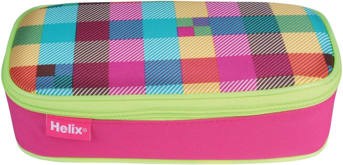 Helix Jumbo Federmäppchen 11 x 6,2 x 22,8 cm Neon/Pink