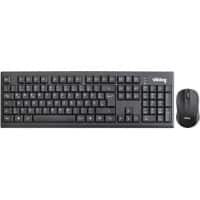 Viking Drahtlose Tastatur und Maus HKM8117 Schwarz QWERTZ