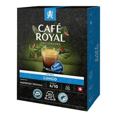 CAFÉ ROYAL Kaffee Nespresso* Kapseln Lungo 36 Stück à 5.2 g