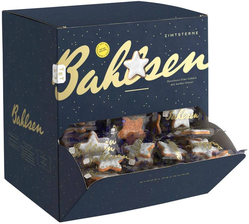 Étoiles à la cannelle Bahlsen Zimtsterne 135 Unités