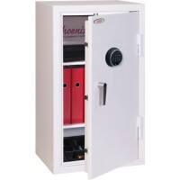 Coffre-fort Phoenix Securstore SS1162F 240 L Serrure à empreintes digitales Blanc 570 x 500 x 1000 mm